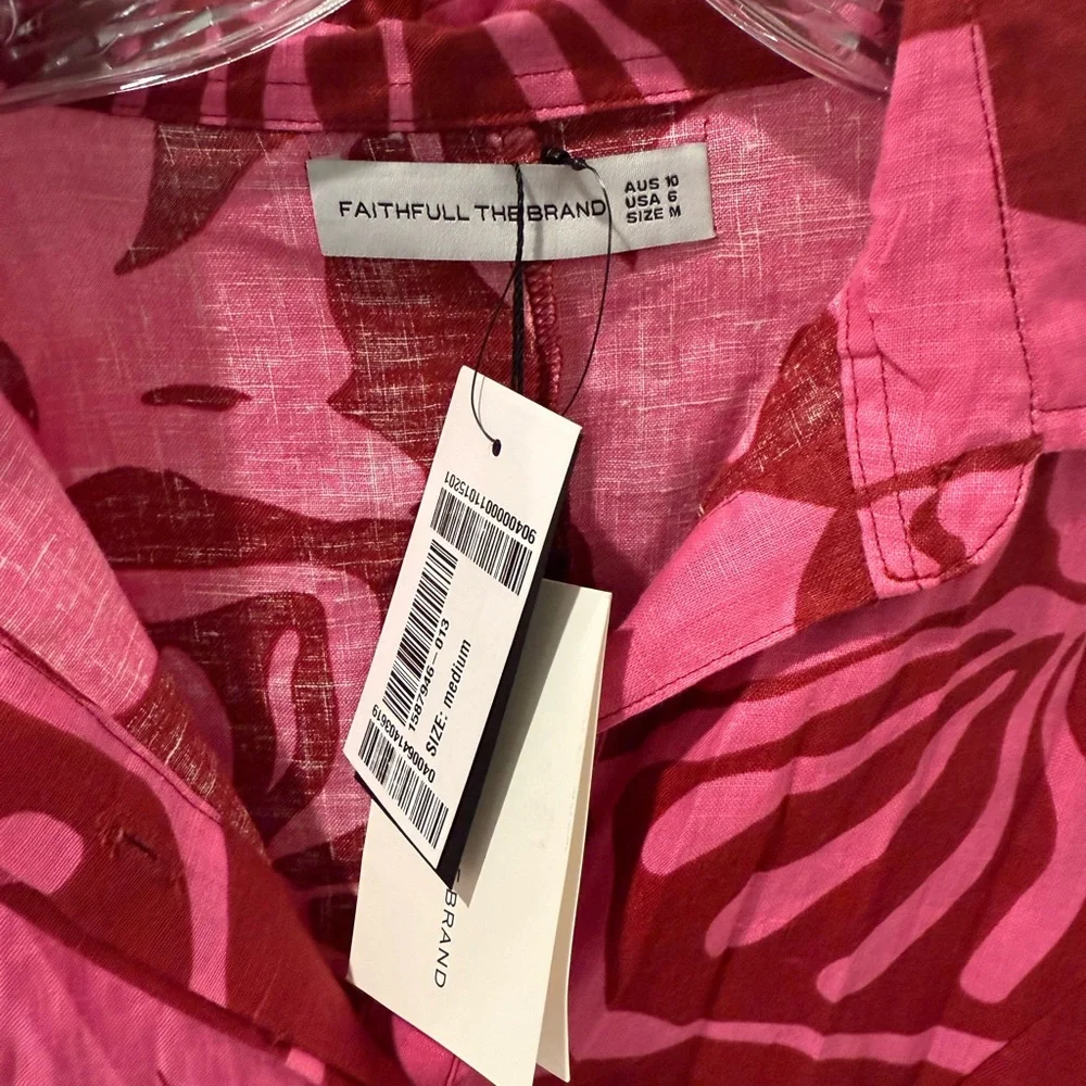 Faithfull the Brand | Rae Mini Dress NWT - Size 6 / M